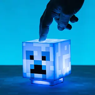 Minecraft Lampe geladener Creeper