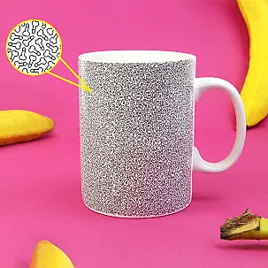 Lustige Tasse mit Mini-Penissen