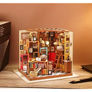 Miniatur-Bücherregalmodell zum Selberbauen